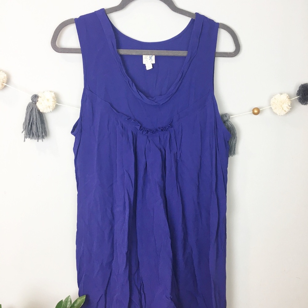 ANTHRO {edme & esyllte} • Blue sunbaked dress LRG